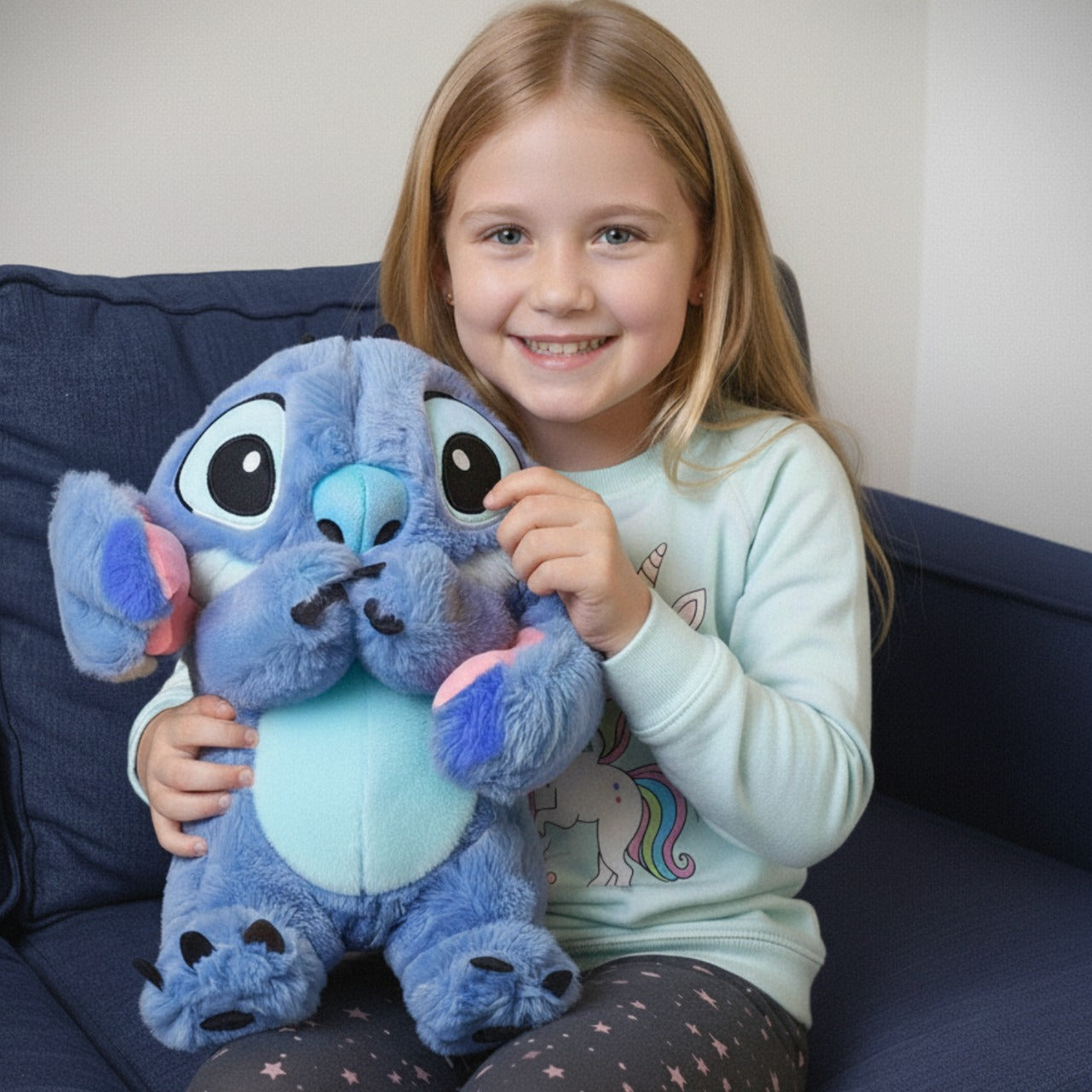 Lélegző Stitch plüss, nyugtató altatódallal