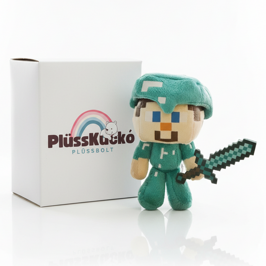 Minecraft Steve Plüss