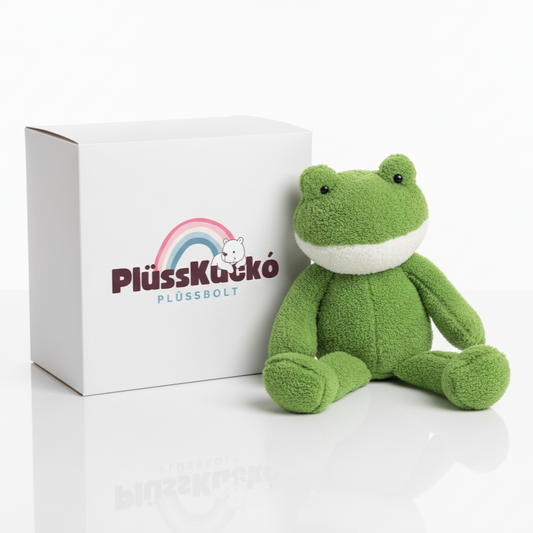 Zöld Plüss Béka