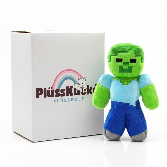 Minecraft Zombi Plüss