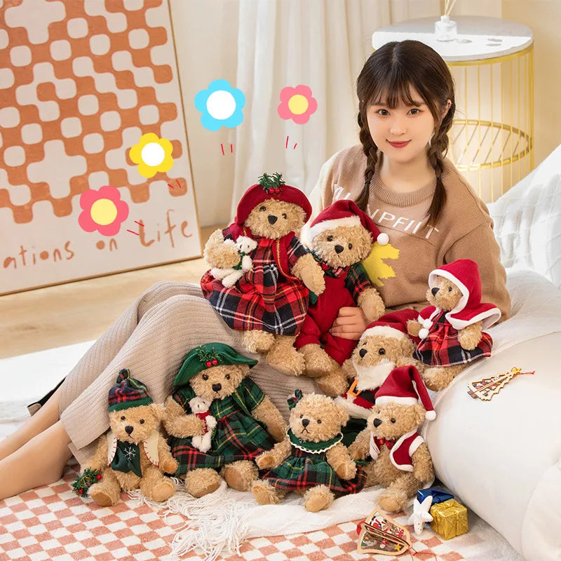 Karácsonyi Plüss Maci