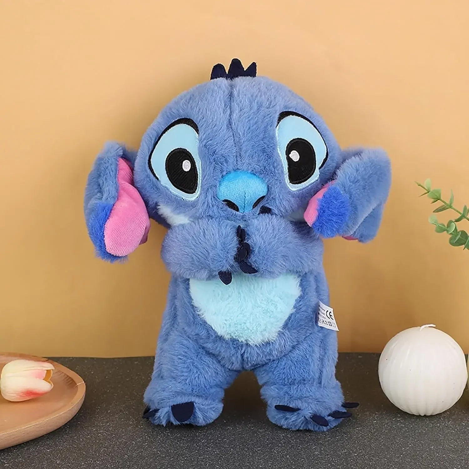 Lélegző Stitch plüss, nyugtató altatódallal