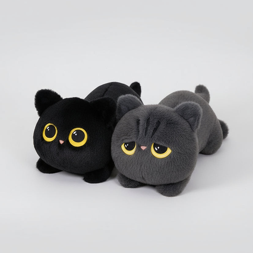 Csillogó Szemű Plüss Cica