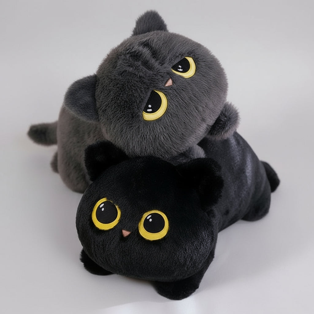 Csillogó Szemű Plüss Cica