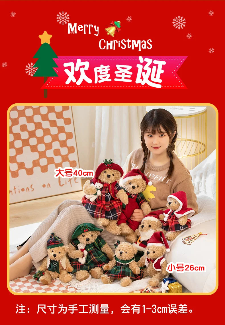 Karácsonyi Plüss Maci