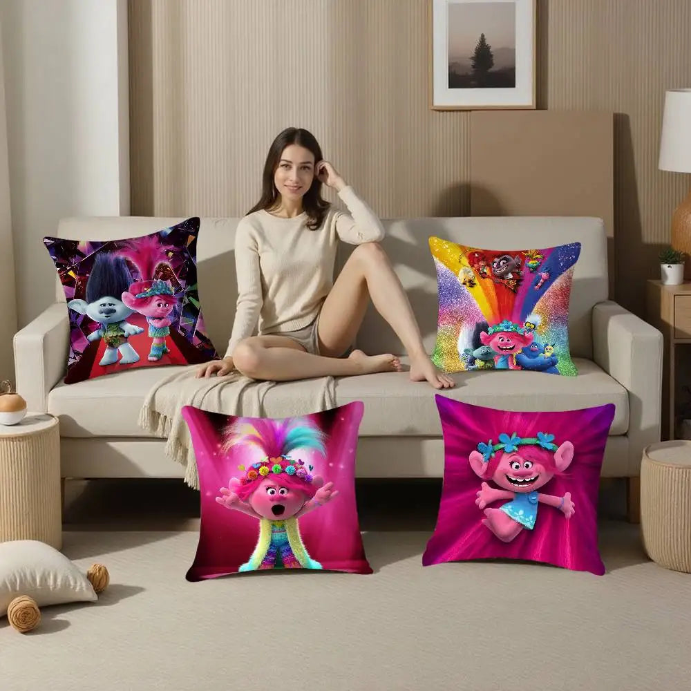 Trollok Pipacs Plüss Párna