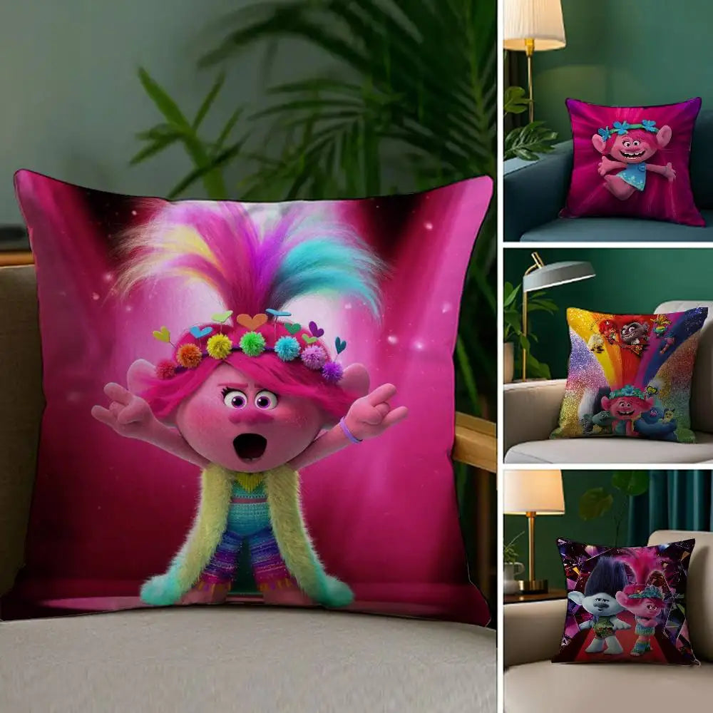 Trollok Pipacs Plüss Párna