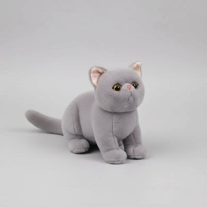 Szürke Plüss Cica