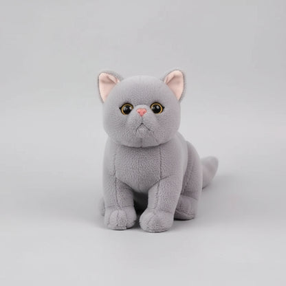 Szürke Plüss Cica