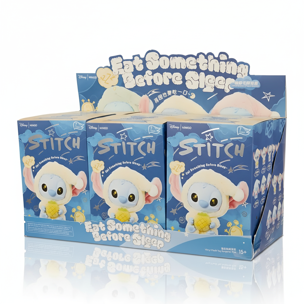 Stitch stílusú Labubu meglepetés plüssfigura﻿