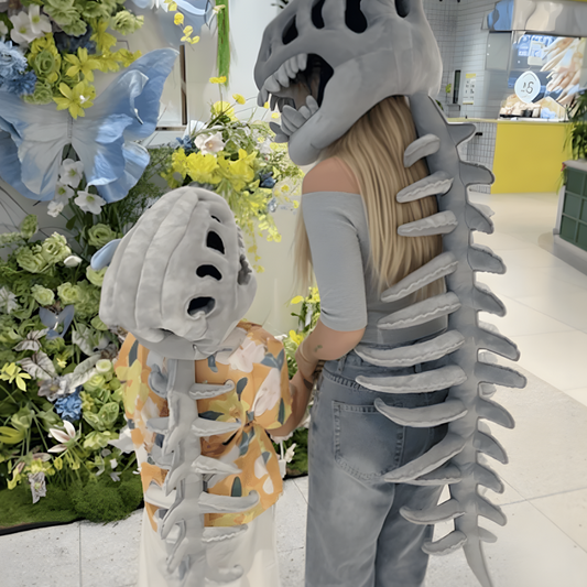 3D plüss dinoszaurusz csontváz jelmez szett﻿