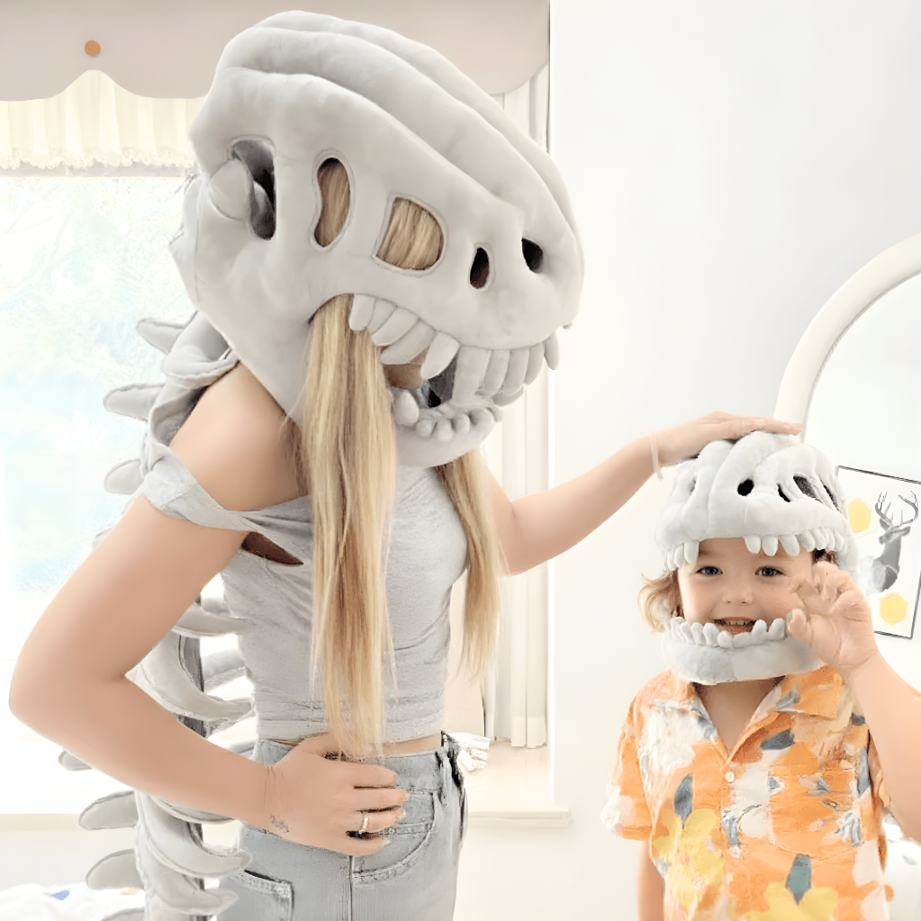 3D plüss dinoszaurusz csontváz jelmez szett﻿