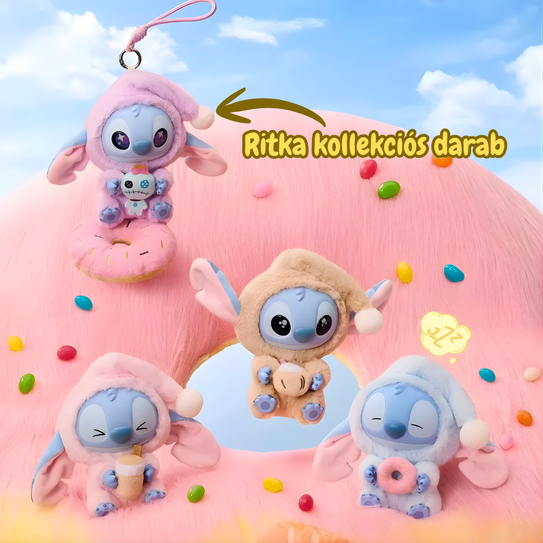Stitch stílusú Labubu meglepetés plüssfigura﻿