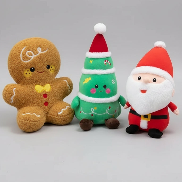 Karácsonyi Plüss Figurák